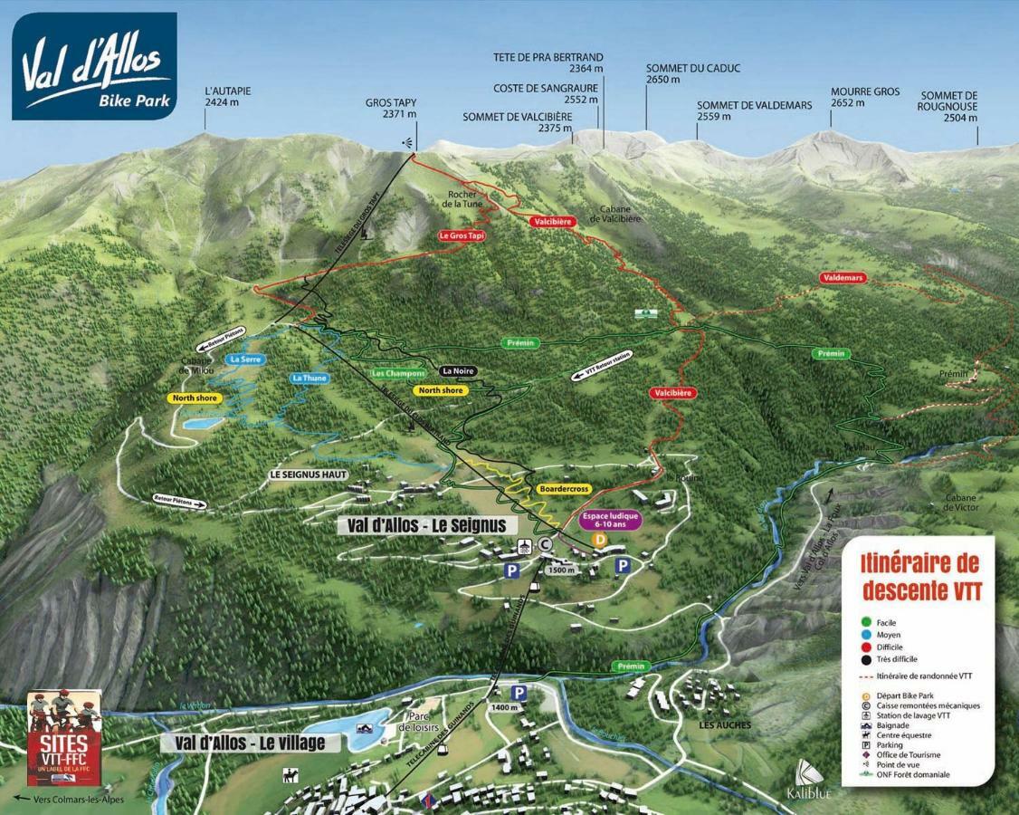 Studio Chaleureux A La Foux D'Allos Εξωτερικό φωτογραφία